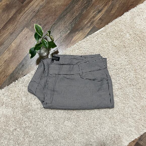 Eloquii Size 22 Black White Houndstooth Dress Pants Trousers - Picture 1 of 8